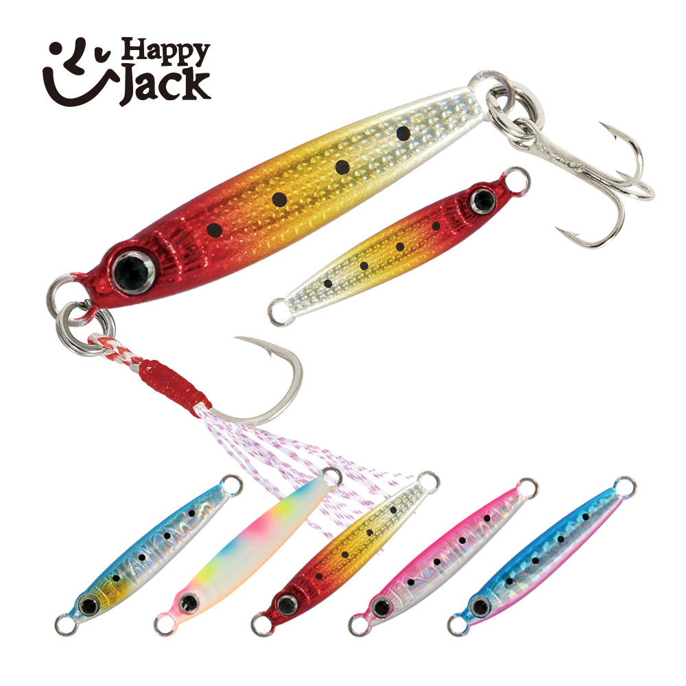 Fishing Lure Spoon - HappyJack Новые микро-металлические джиг-приманки для рыбалки,