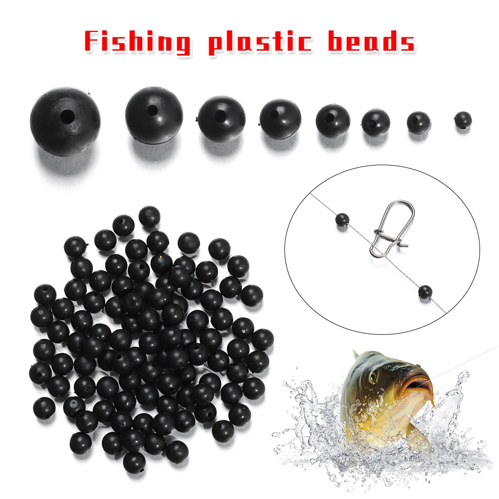 Fishing Lure Accessories - 100 шт./лот рыболовные бусины, Космический стопор,