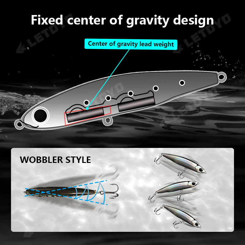 LETOYO тонущий карандаш 17 г 1 – обзор и цена Fishing Lure Spoon