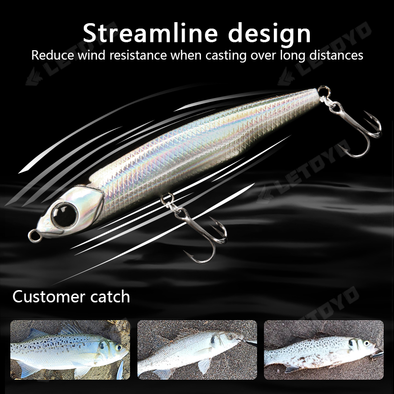 LETOYO тонущий карандаш 17 г 1 – обзор и цена Fishing Lure Spoon