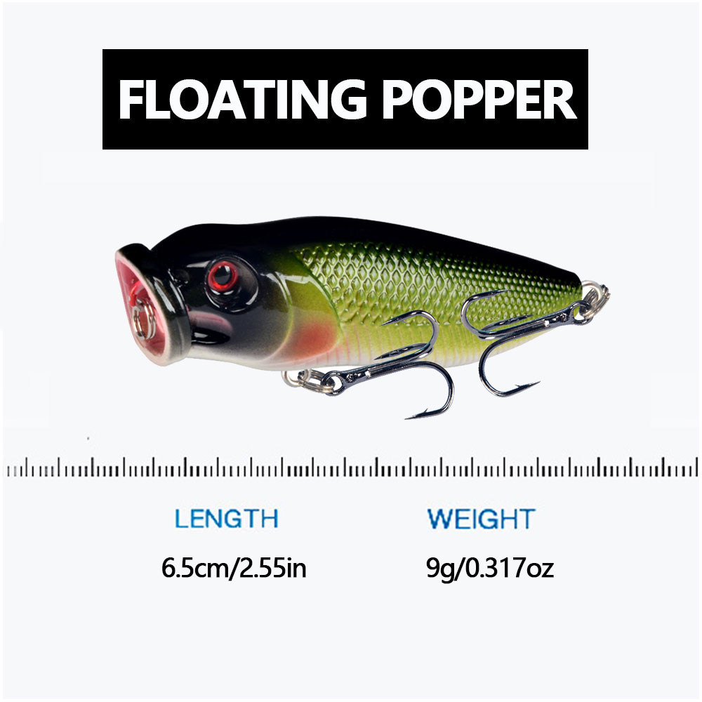 1 шт. Поппер-воблер для рыбалк – обзор и цена Fishing Lure Popper