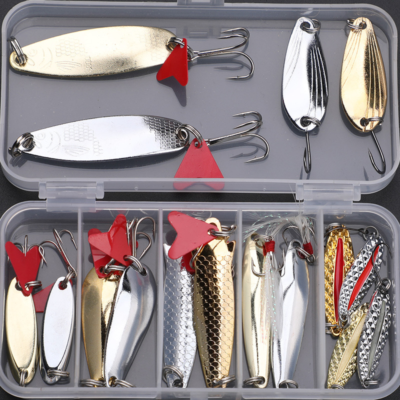 Набор рыболовных приманок, 16  – обзор и цена Fishing Lure Spoon