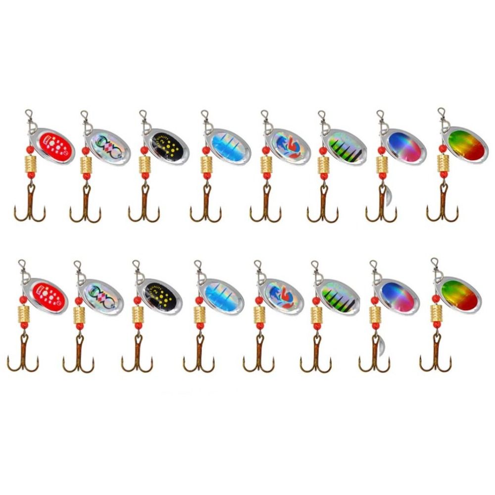 Вращающиеся блестящие спиннеры – обзор и цена Fishing Lure Spinner