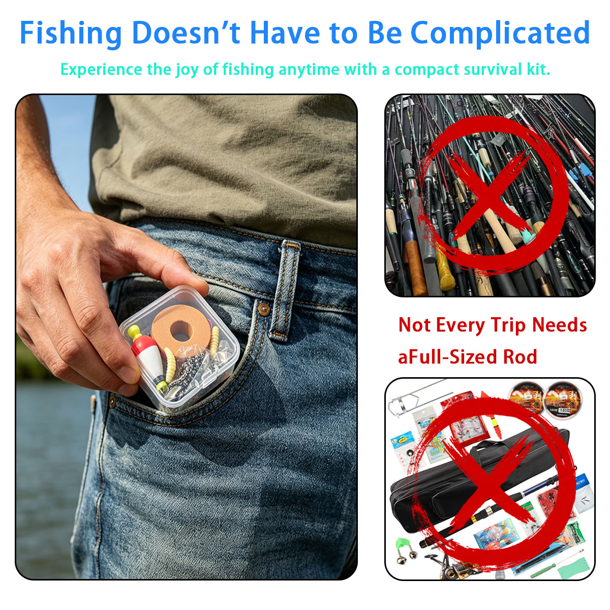 Портативный набор снаряжения д – обзор и цена Fishing Lure Kit