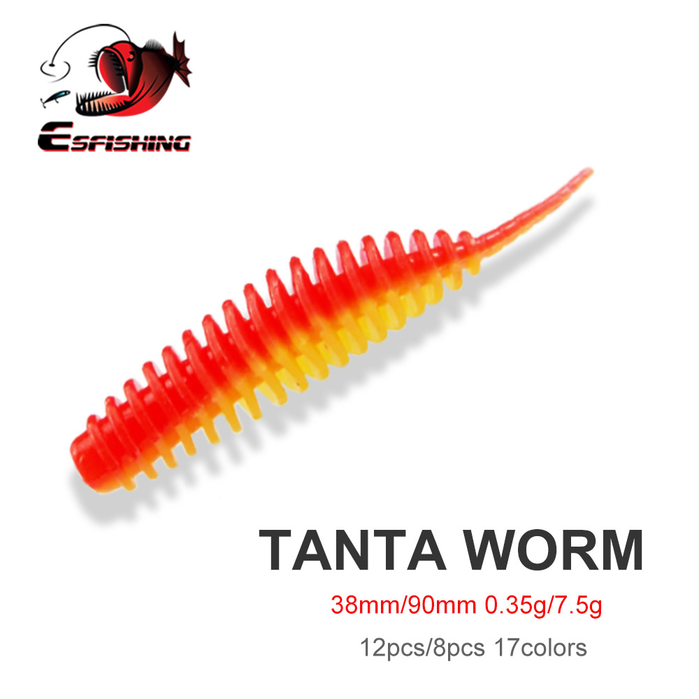 Рыболовная приманка-червь ESFI – обзор и цена Fishing Lure Soft Plastic